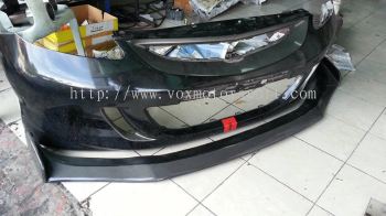 2003 2004 2005 2006 2007 honda jazz fit gd front bumper type s lip diffuser js racing for jazz fit gd type s add on add on upgrade performance look real carbon fiber frp material new set