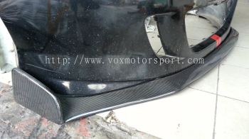 2003 2004 2005 2006 2007 honda jazz fit gd front bumper type s lip diffuser js racing for jazz fit gd type s add on add on upgrade performance look frp real carbon fiber material new set