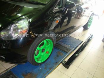 2003 2004 2005 2006 2007 honda jazz fit gd side skirt mugen style for jazz fit gd add on upgrade performance look ppu material new set