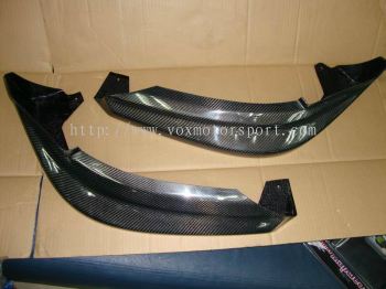 suzuki swift sport zc31s front side lip greddy style for sport bumper add on performance look real carbon fiber material new set