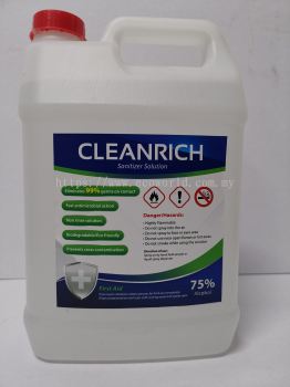 CLEANRICH 75% Alcohol Sanitizer Solution