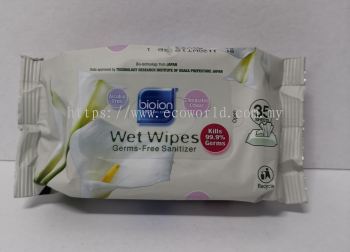 Bioion Wet Wipes Germ-free Sanitizer Non-Alcohol ( 1 Pack