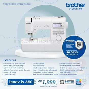 Innovis A80 -Brother Sewing Machine