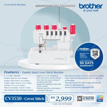CV3550- Coverstitch Brother Sewing Machine
