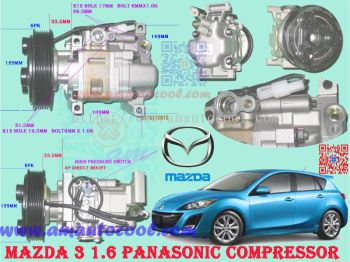 (CPS)   Mazda 3 Panasonic Compressor