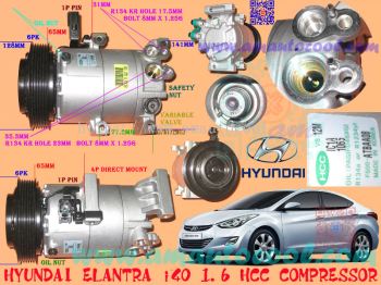 (CPS)   Hyundai Elantra i40 HCC Compressor