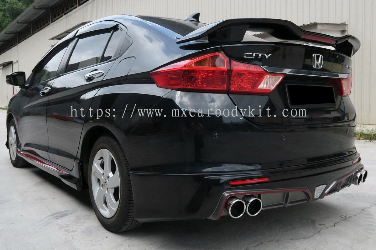 Johor HONDA CITY 2014 MUGEN RS BODY KIT + SPOILER CITY 