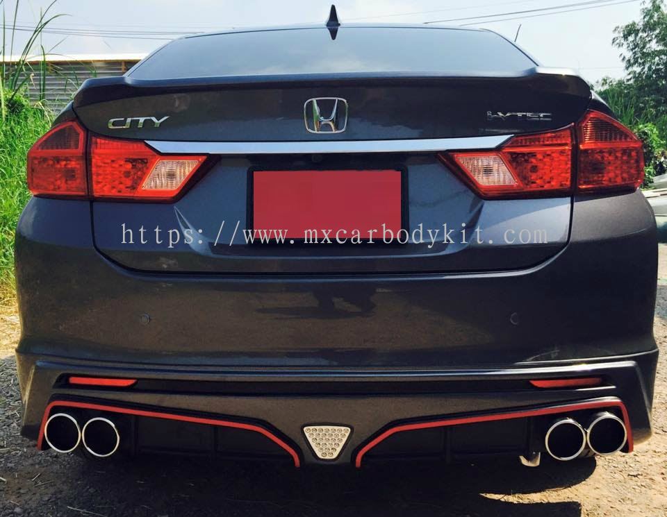 Johor HONDA CITY 2014 MUGEN RS BODY KIT + SPOILER CITY 