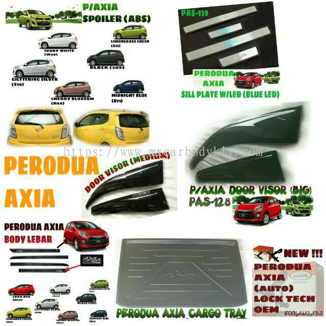 Johor PERODUA AXIA G-SPEC GEAR UP / OEM BODY KIT + SPOILER 