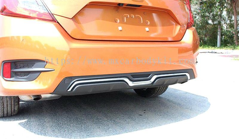 Johor HONDA CIVIC 2016 REAR BUMPER GUARD (CARBON) CIVIC 