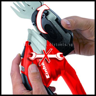 DIYTOOLS.SG : EINHELL CORDLESS GRASS AND BUSH SHEAR MODEL:GE-CG12LI C/W BUILT-IN BATTERY AND CHARGER.