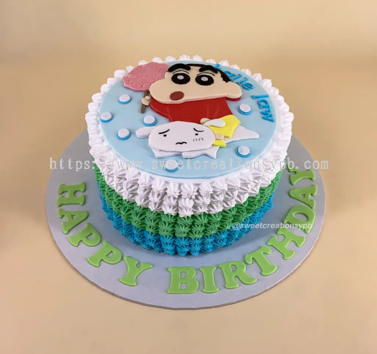 Send Studious Shinchan Cake Gifts To patiala