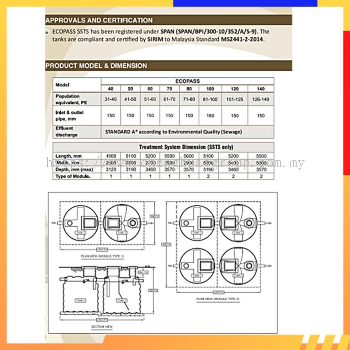 WEIDA ECOPASS Small Sewage Treatment System ** PRE ORDER** Kuala Lumpur  (KL), Malaysia, Selangor, Sentul Construction Materials, Industrial  Supplies