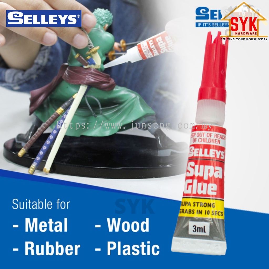 SYK SELLEYS Shoe Glue (15ml) Clear Colour Shoe Repair Kit Adhesive Super  Glue Strong Gam Kasut Kuat New Arrival Negeri Sembilan, Malaysia Supplier,  Seller, Provider, Authorized Dealer