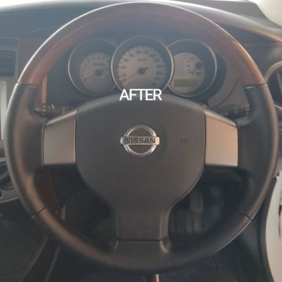 GRAND LIVINA STEERING WHEEL REPLACE LEATHER 