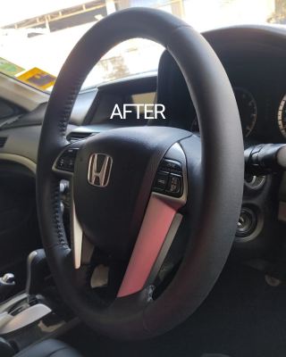 HONDA ACCORD STEERING WHEEL REPLACE LEATHER 