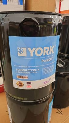 YORK TYPE 'K' LUBRICANT COMPRESSOR OIL (5 GALLONS / 18.9L) (METAL PAIL)