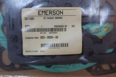 COPELAND 3011081 / 920-0009-00 GASKET KIT FOR STREAM 6M SERIES