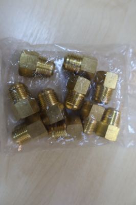 5/8" (MALE FLARE) X 1/2" (FEMALE FLARE) REDUCING UNION RU-M5/8XF1/2 (10-PC/PACK)