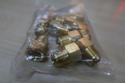 5/8" (MALE FLARE) X 1/2" (FEMALE FLARE) REDUCING UNION RU-M5/8XF1/2 (10-PC/PACK)