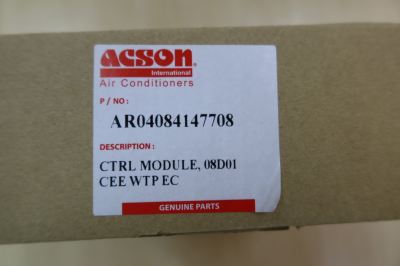 ACSON AR04084147708 CTRL MODULE, 08D01 CEE WTP EC IN. IC. BOARD ©