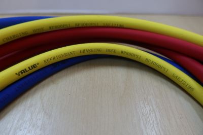 VALUE VMG-2-R32B (ROBUST) (R22/R134A/R410A/R32) 2-WAY MANIFOLD GAUGE C/W 5FT (R/Y/B) HOSES