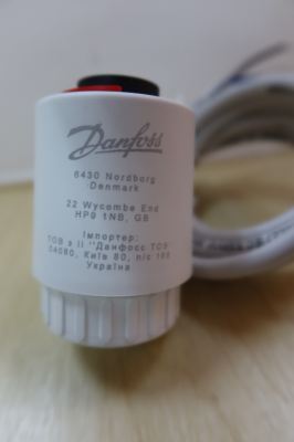 DANFOSS 082F1600 TWA-Q THERMAL WAX ACTUATOR 230V NC 1.2M CABLE