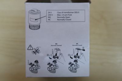 DANFOSS 082F1600 TWA-Q THERMAL WAX ACTUATOR 230V NC 1.2M CABLE