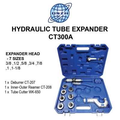 DSZH CT-300A HYDRAULIC TUBE EXPANDER (O.D. 3/8",1/2",5/8",3/4", 7/8", 1", 1-1/8")