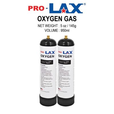 PRO-LAX PORTABLE BRAZING TORCH SET C/W MAPP (3600��F/16OZ/453.6G) & OXYGEN (5OZ/145G) DISPOSABLE GAS