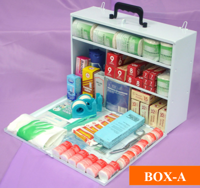 DOSH Guideline Compliance First Aid Kit Box-A