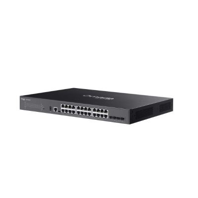 OMADA TP-LINK SG5428XMPP:  24-Port Gigabit Stackable Lite L3 Managed PoE++ Switch with 4�� 10G Slots