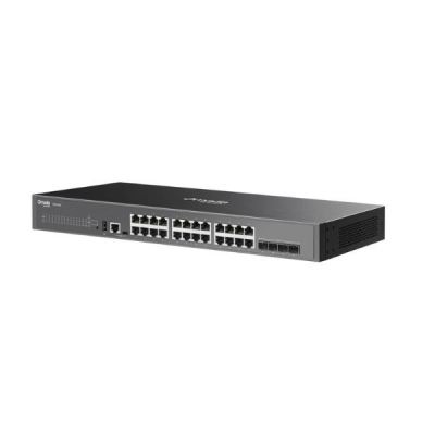 OMADA TP-LINK SG5428X : 24-Port Gigabit Stackable Lite L3 Managed Switch with 4�� 10G Slots