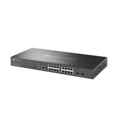 OMADA TP-LINK SG3218XP-M2: 16-Port 2.5G and 2-Port 10GE SFP+ L2+ Managed Switch with 8-Port PoE+