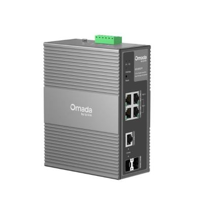 OMADA TP-LINK IES206GPP: 6-Port Gigabit Industrial Easy Managed Switch with 3-Port PoE+ and 1-Port PoE++