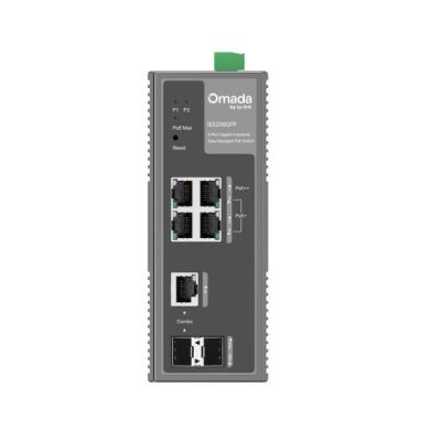 OMADA TP-LINK IES206GPP: 6-Port Gigabit Industrial Easy Managed Switch with 3-Port PoE+ and 1-Port PoE++