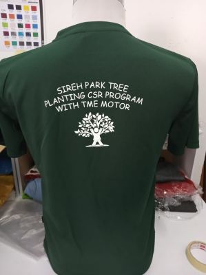 Round Neck T-Shirt Silkscreen Print