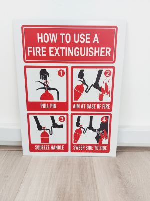 Fire Extinguisher Sign