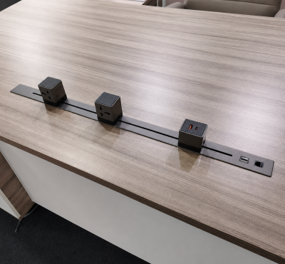 Mounted Power Track