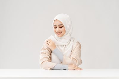 1 pasang sarung lengan grey