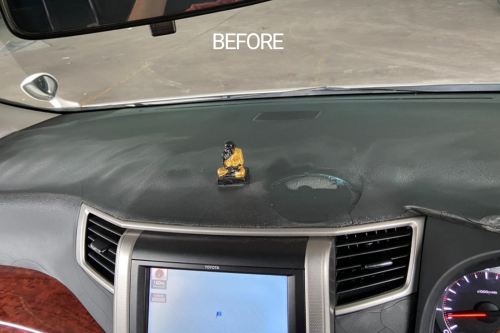 TOYOTA VELLFIRE DASHBOARD COVER REPLACE