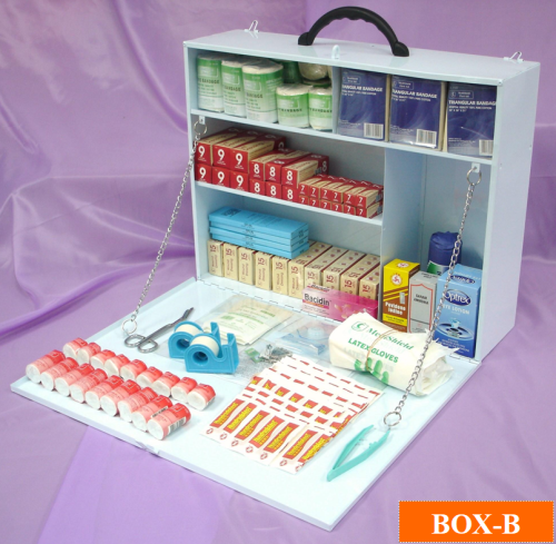 DOSH Guideline Compliance First Aid Kit Box-B