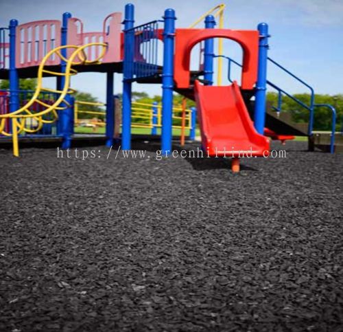 Playground Surfacing C Recycled Rubber Mulch