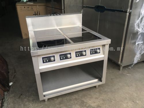 4 Hob Induction Cooker Counter
