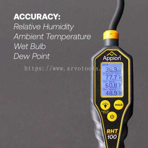 Relative Humidity and Temperature Gauge RHT100